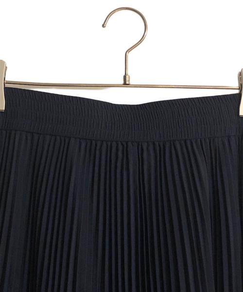 HYKE（ハイク）HYKE (ハイク) TAFFETA PLEATED SKIRT/タフタプリーツスカート ネイビー サイズ:Sの古着・服飾アイテム