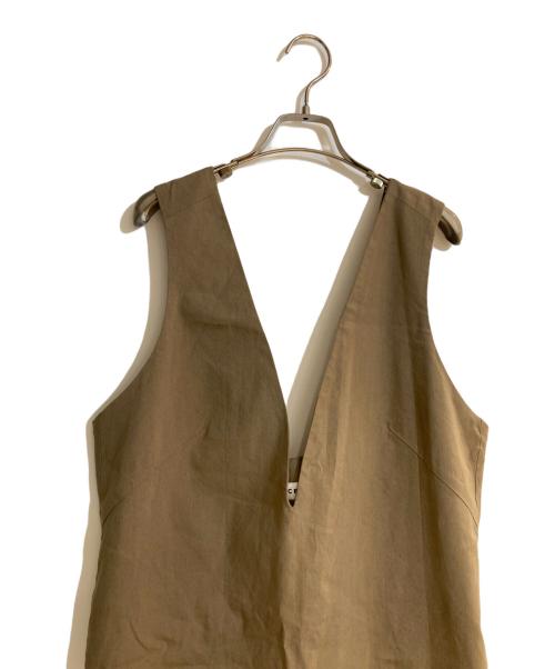 SACRA（サクラ）SACRA (サクラ) VISCOSE LINEN OP ブラウン サイズ:３8の古着・服飾アイテム