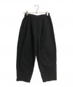 KAGUREカグレ）の古着「リネンコットンサルエルパンツ」｜ブラック