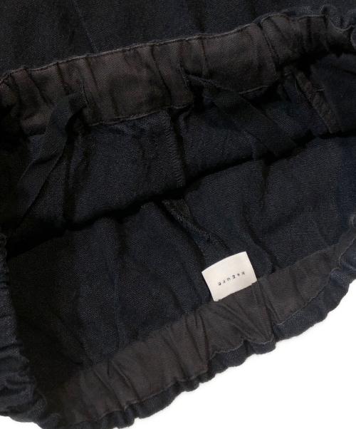 KAGURE（カグレ）kagure (カグレ) リネンコットンサルエルパンツ ブラック サイズ:FREEの古着・服飾アイテム