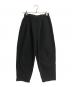 kagure（カグレ）の古着「リネンコットンサルエルパンツ」｜ブラック
