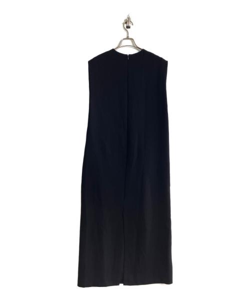 UNITED ARROWS（ユナイテッドアローズ）UNITED ARROWS (ユナイテッドアローズ) COMFY/コンフィー　ドロスト フレンチスリーブ ワンピース ネイビー サイズ:38の古着・服飾アイテム
