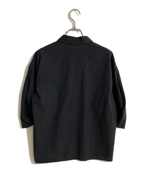 loin.（ロワン）loin. (ロワン) パフスリーブハーフスリーブシャツ ブラック サイズ:Mの古着・服飾アイテム
