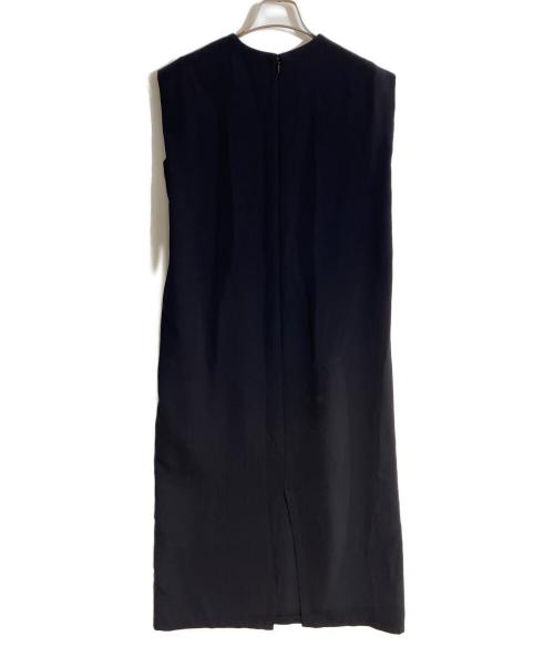 UNITED ARROWS（ユナイテッドアローズ）UNITED ARROWS (ユナイテッドアローズ) COMFY ドロスト フレンチスリーブ ワンピース ネイビー サイズ:36の古着・服飾アイテム