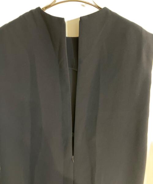 UNITED ARROWS（ユナイテッドアローズ）UNITED ARROWS (ユナイテッドアローズ) COMFY ドロスト フレンチスリーブ ワンピース ネイビー サイズ:36の古着・服飾アイテム