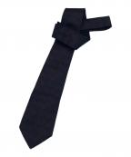 BOTTEGA VENETAボッテガベネタ）の古着「イントレチャートプリントネクタイ」｜ボルドー