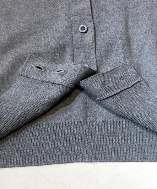 CABAN（キャバン）CABaN (キャバン) コットンカシミヤ クルーネックカーディガン グレー サイズ:XSの古着・服飾アイテム