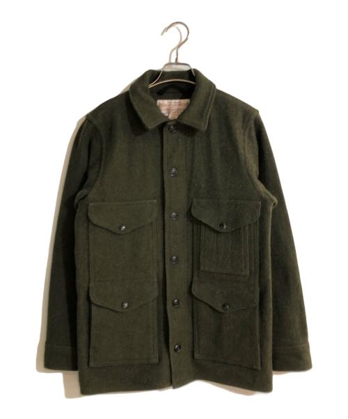 FILSON GARMENT（フィルソン ガーメント）FILSON GARMENT (フィルソン ガーメント) シングルマッキーノクルーザージャケット オリーブ サイズ:ＸＳの古着・服飾アイテム