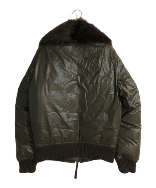 DUVETICA（デュベティカ）DUVETICA (デュベティカ) Ares ファー付きダウンジャケット グリーン サイズ:46の古着・服飾アイテム