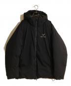 BROCHURE×ALWAYTHブローシュアー×オールウェイズ）の古着「ARGENTUM HOODY ダウンジャケット」｜ブラック