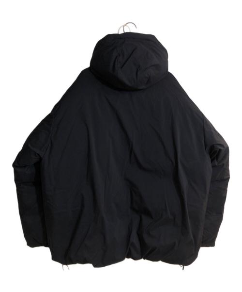 BROCHURE（ブローシュアー）BROCHURE (ブローシュアー) ALWAYTH (オールウェイズ) ARGENTUM HOODY ダウンジャケット ブラック サイズ:Ｌの古着・服飾アイテム