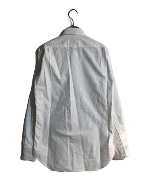 Thom Browne（トムブラウン）Thom Browne (トムブラウン) トリコロールラインオックスフォードシャツ ホワイト サイズ:2の古着・服飾アイテム