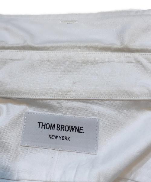Thom Browne（トムブラウン）Thom Browne (トムブラウン) トリコロールラインオックスフォードシャツ ホワイト サイズ:2の古着・服飾アイテム