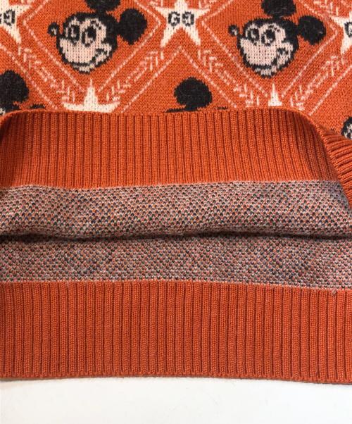 GUCCI（グッチ）GUCCI (グッチ) Disney (ディズニー) アルパカ混 ニットセーター オレンジ サイズ:Sの古着・服飾アイテム