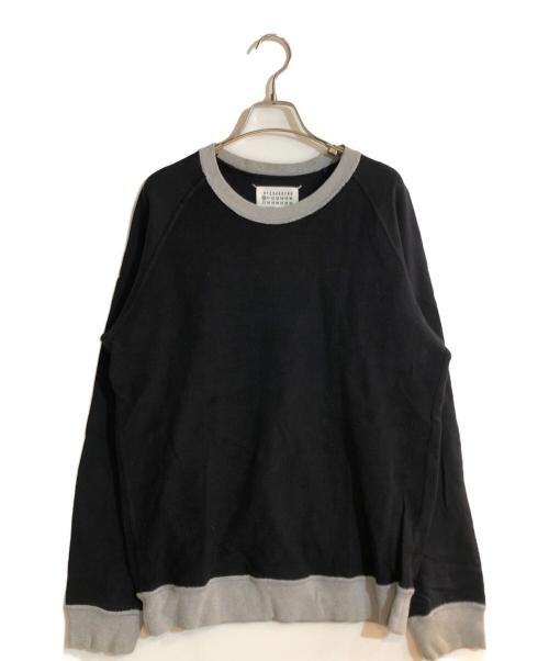 Maison Margiela（メゾンマルジェラ）Maison Margiela (メゾンマルジェラ) 14SSインサイドアウトスウェット ブラック サイズ:46の古着・服飾アイテム