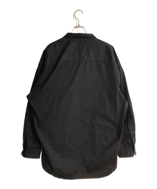 sacai（サカイ）sacai (サカイ) ポプリンシャツジャケット ブラック サイズ:3の古着・服飾アイテム