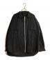 sacai（サカイ）の古着「ポプリンシャツジャケット」｜ブラック
