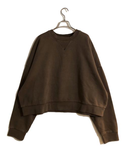 entire studios（エンタイアスタジオ）entire studios (エンタイアスタジオ) BOX CREW/WASH ブラウン サイズ:Mの古着・服飾アイテム