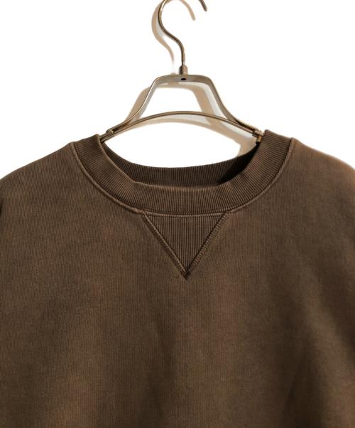 entire studios（エンタイアスタジオ）entire studios (エンタイアスタジオ) BOX CREW/WASH ブラウン サイズ:Mの古着・服飾アイテム