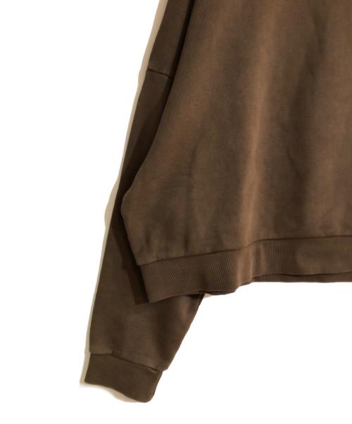 entire studios（エンタイアスタジオ）entire studios (エンタイアスタジオ) BOX CREW/WASH ブラウン サイズ:Mの古着・服飾アイテム