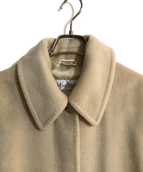 MaxMara（マックスマーラ）MaxMara (マックスマーラ) カシミヤ混ウールコート ベージュ サイズ:40の古着・服飾アイテム