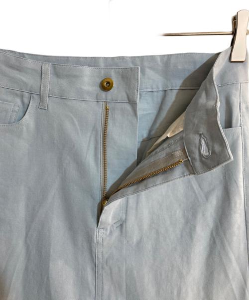 DEUXIEME CLASSE（ドゥーズィエム クラス）Deuxieme Classe (ドゥーズィエム クラス) STRETCH TWILL B/FLARE スカート スカイブルー サイズ:36の古着・服飾アイテム