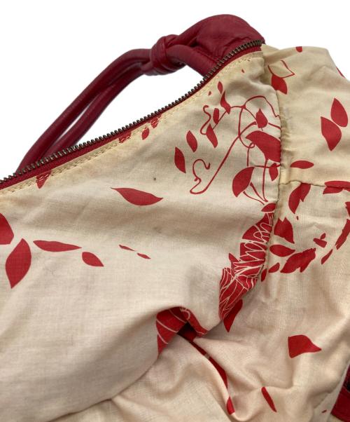 DIESEL（ディーゼル）DIESEL (ディーゼル) アーカイブレザーショルダーバッグ レッドの古着・服飾アイテム