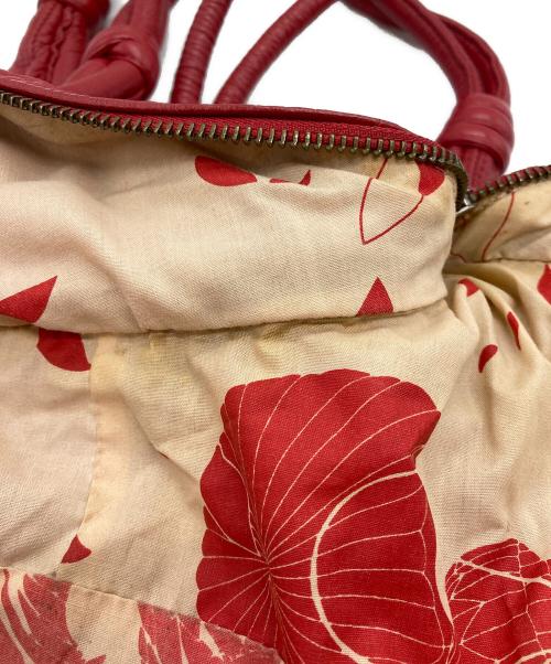 DIESEL（ディーゼル）DIESEL (ディーゼル) アーカイブレザーショルダーバッグ レッドの古着・服飾アイテム