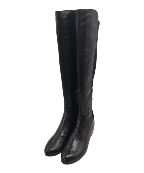 STUART WEITZMAN（スチュアートワイツマン）STUART WEITZMAN (スチュアートワイツマン) ロングブーツ ブラック サイズ:6 2/1の古着・服飾アイテム