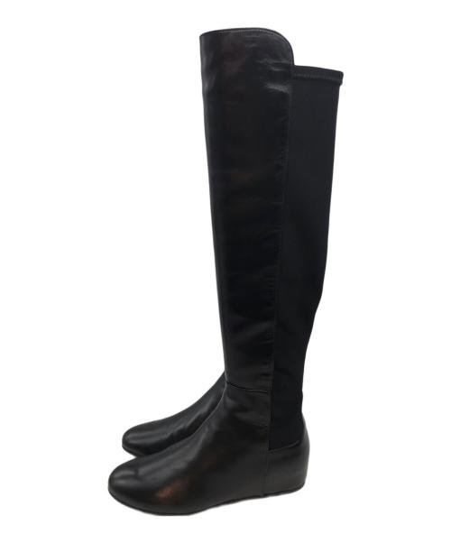 STUART WEITZMAN（スチュアートワイツマン）STUART WEITZMAN (スチュアートワイツマン) ロングブーツ ブラック サイズ:6 2/1の古着・服飾アイテム