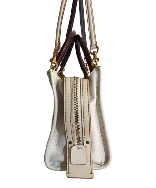 COACH（コーチ）COACH (コーチ) ローグ2WAYショルダーバッグ ホワイトの古着・服飾アイテム