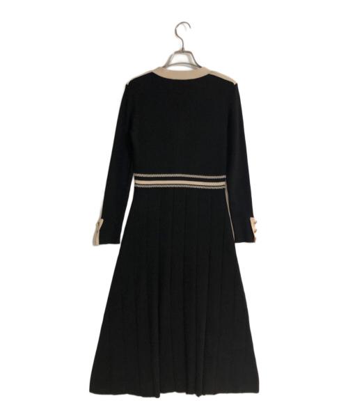 CORCOVADO（コルコバード）CORCOVADO (コルコバード) 金ボタンニットワンピース ブラック サイズ:Mの古着・服飾アイテム