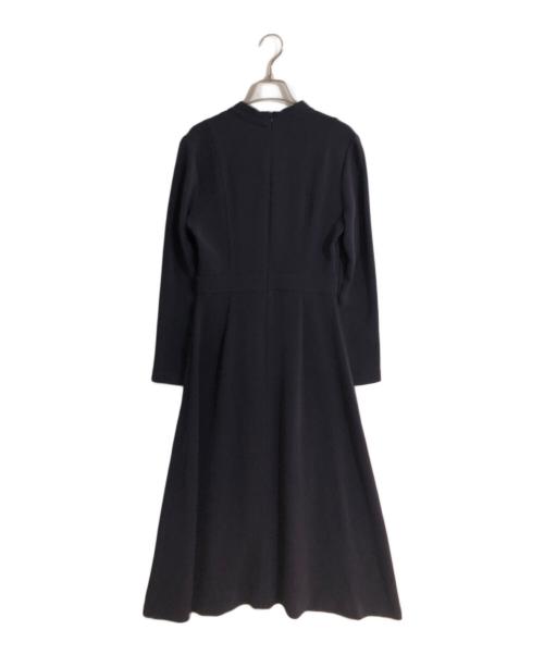 CORCOVADO（コルコバード）CORCOVADO (コルコバード) ボウタイプリーツワンピース ネイビー サイズ:Sの古着・服飾アイテム