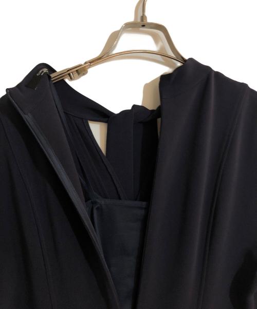 CORCOVADO（コルコバード）CORCOVADO (コルコバード) ボウタイプリーツワンピース ネイビー サイズ:Sの古着・服飾アイテム