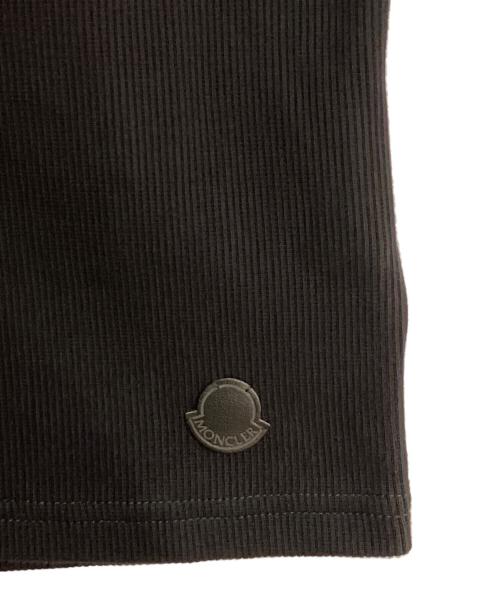MONCLER（モンクレール）MONCLER (モンクレール) Uネックリブカットソー ブラック サイズ:Sの古着・服飾アイテム
