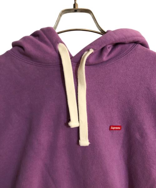 SUPREME（シュプリーム）Supreme (シュプリーム) Small Box Hooded Sweatshirt/スモールボックスフーテッドスウェットシャツ パープル サイズ:Ｌの古着・服飾アイテム