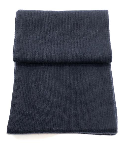 POLO RALPH LAUREN（ポロ・ラルフローレン）POLO RALPH LAUREN (ポロ・ラルフローレン) 星条旗ニットマフラー ネイビー 未使用品の古着・服飾アイテム