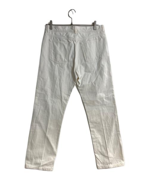 HUSBANDS（ハズバンズ）HUSBANDS (ハズバンズ) センタープレスパンツ ホワイト サイズ:30の古着・服飾アイテム