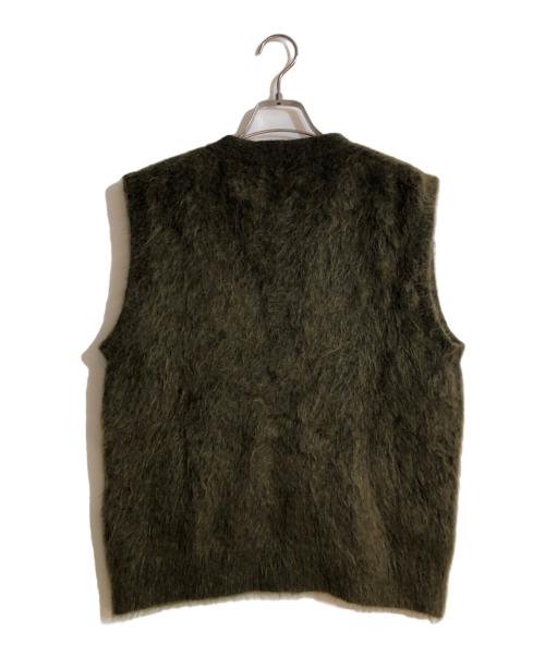 CristaSeya（クリスタセヤ）Cristaseya (クリスタセヤ) ニットベスト グリーン サイズ:XXLの古着・服飾アイテム