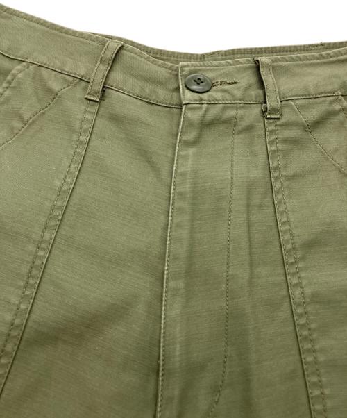 12closet（トゥエルブクローゼット）12closet (トゥエルブクローゼット) 【洗える】カーヴィパンツ グリーン サイズ:36の古着・服飾アイテム