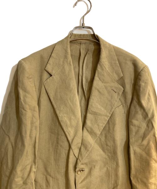 CARUSO（カルーゾ）CARUSO (カルーゾ) リネン2Ｂジャケット ベージュ サイズ:48の古着・服飾アイテム