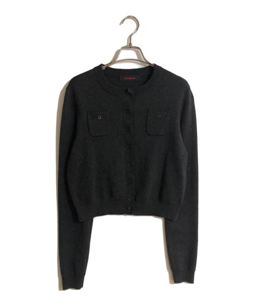 CABAN（キャバン）CABaN (キャバン) コットンカシミヤ クルーネックカーディガン グレー サイズ:XSの古着・服飾アイテム