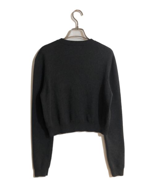 CABAN（キャバン）CABaN (キャバン) コットンカシミヤ クルーネックカーディガン グレー サイズ:XSの古着・服飾アイテム