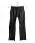 NEIL BARRETT (ニールバレット) ラムレザーパンツ ブラック サイズ:XXS：10000円