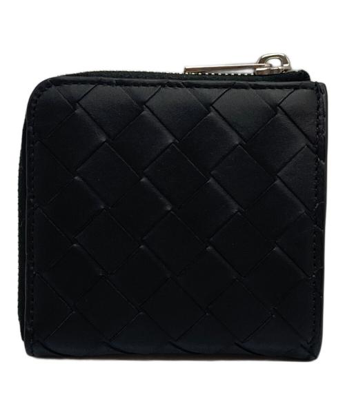 BOTTEGA VENETA（ボッテガベネタ）BOTTEGA VENETA (ボッテガベネタ) イントレチャートスクエアラウンドジップウォレットの古着・服飾アイテム