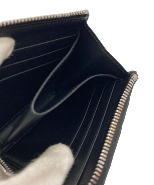 BOTTEGA VENETA（ボッテガベネタ）BOTTEGA VENETA (ボッテガベネタ) イントレチャートスクエアラウンドジップウォレットの古着・服飾アイテム