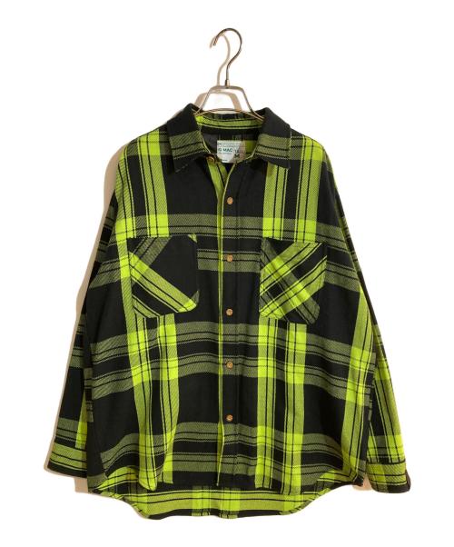 big mac（ビッグマック）BIG MAC (ビッグマック) N.HOOLYWOOD (エヌ ハリウッド) コラボビックチェックシャツ グリーン サイズ:38の古着・服飾アイテム