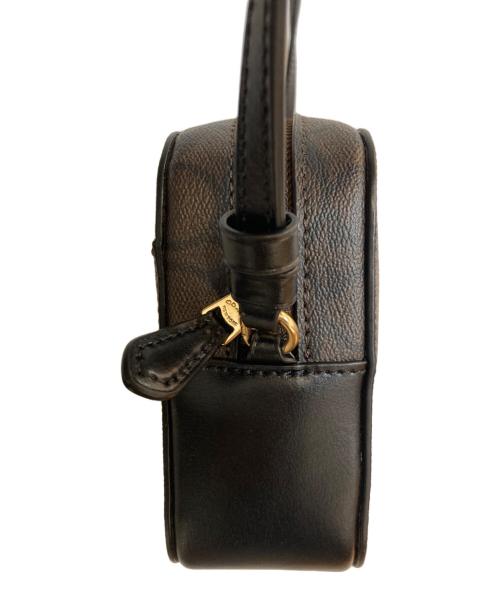 COACH（コーチ）COACH (コーチ) ミニ カメラ バッグ シグネチャー キャンバス ブラウンの古着・服飾アイテム