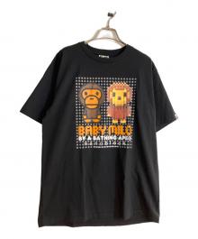 BAPE BY A BATHING APE×nanoblock（ベイプバイアベイシングエイプ×ナノブロック）の古着「BABY MILO TEE/ベイビマイロ ティー」｜ブラック