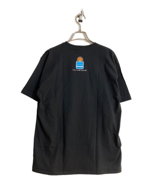 BAPE BY A BATHING APE（ベイプバイアベイシングエイプ）BAPE BY A BATHING APE (ベイプバイアベイシングエイプ) nanoblock (ナノブロック) BABY MILO TEE/ベイビマイロ ティー ブラック サイズ:Ｌの古着・服飾アイテム